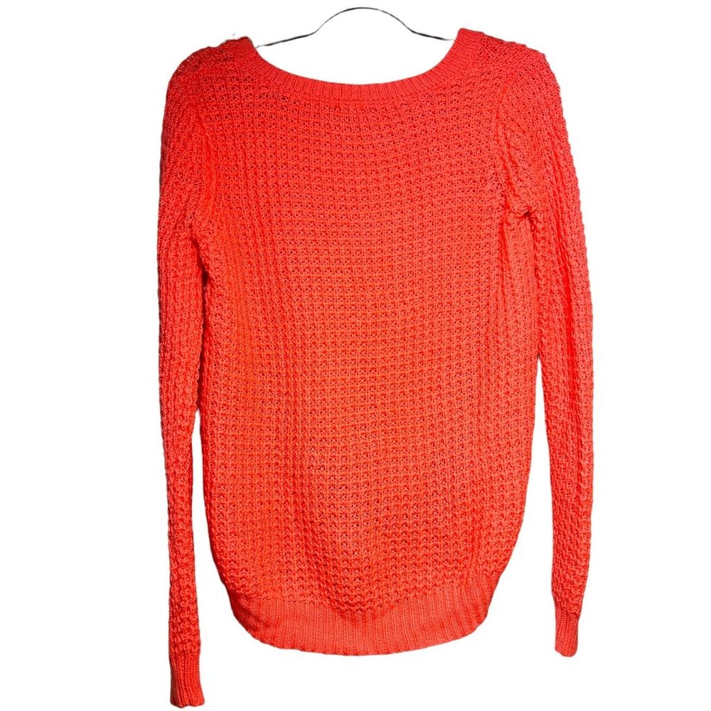 Women's Charlotte Russe Neon Orange Sweater Size Small - Picture 2 of 3